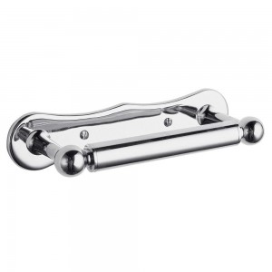 Chrome Traditional Toilet Roll Holder - 190mm (w) x 45mm (h) x 78mm (d)