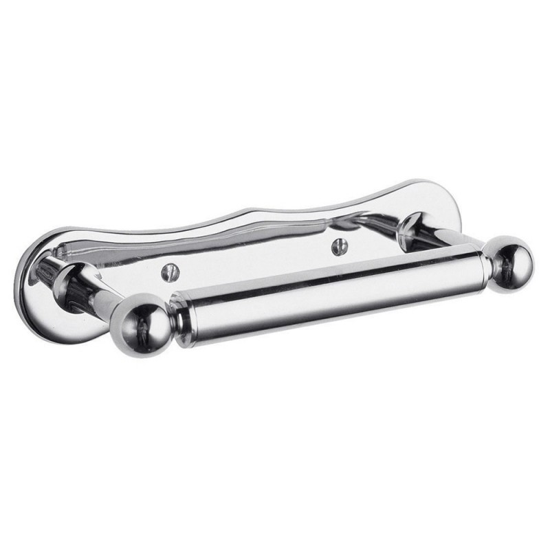Chrome Traditional Toilet Roll Holder - 190mm (w) x 45mm (h) x 78mm (d)