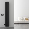 Carisa Boreas S Black Electric Radiator - 276mm x 1800mm - 1500W