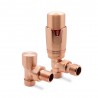 Angled Copper Thermostatic Valves