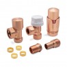 Angled Copper Thermostatic Valves Components