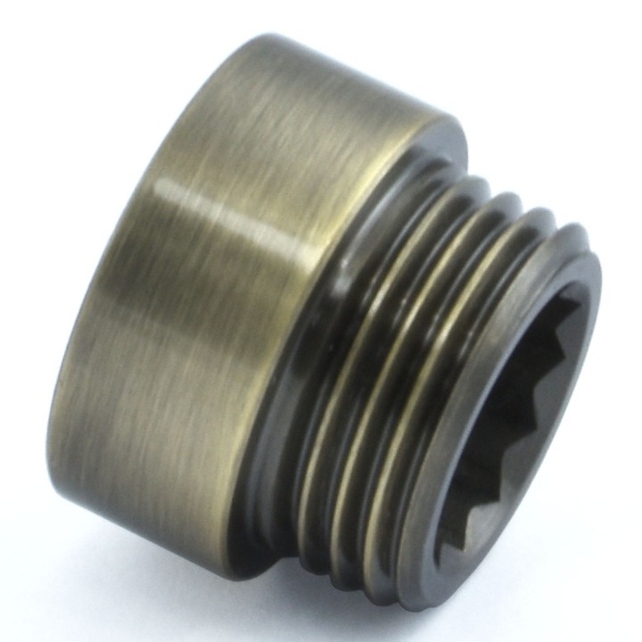 10mm 1/2 Inch Antique Brass Rigid Radiator Valve Extension
