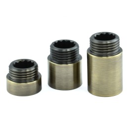 1/2 Inch Antique Brass Rigid Radiator Valve Extension