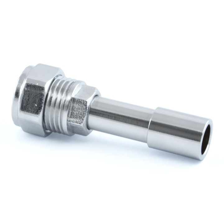 50mm 1/2 Inch Chrome Telescopic Radiator Valve Extension