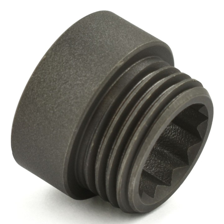 10mm 1/2 Inch Light Pewter Rigid Radiator Valve Extension