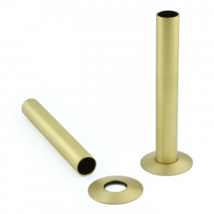 130mm Radiator Pipe Sleeves and Collars (Pair) 23 Finishes