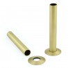 Brushed Brass Pipe Sleeves and Collars
