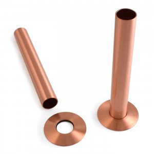 130mm Radiator Pipe Sleeves and Collars (Pair) 23 Finishes