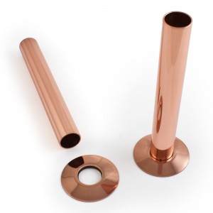 130mm Radiator Pipe Sleeves and Collars (Pair) 23 Finishes