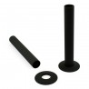 Textured Black Pipe Sleeves and Collars