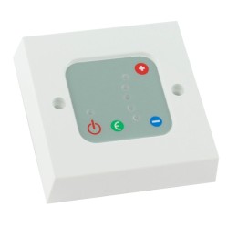 White Thermostatic Wall Controller 2 hour boost