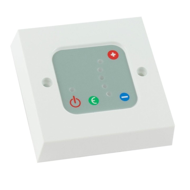 White Thermostatic Wall Controller 2 hour boost