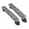Feet with Wheels Nova Live Electrical Panel Heaters (Pair)
