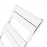 1000mmm Electric Wave White Single Aluminium Towel Rail