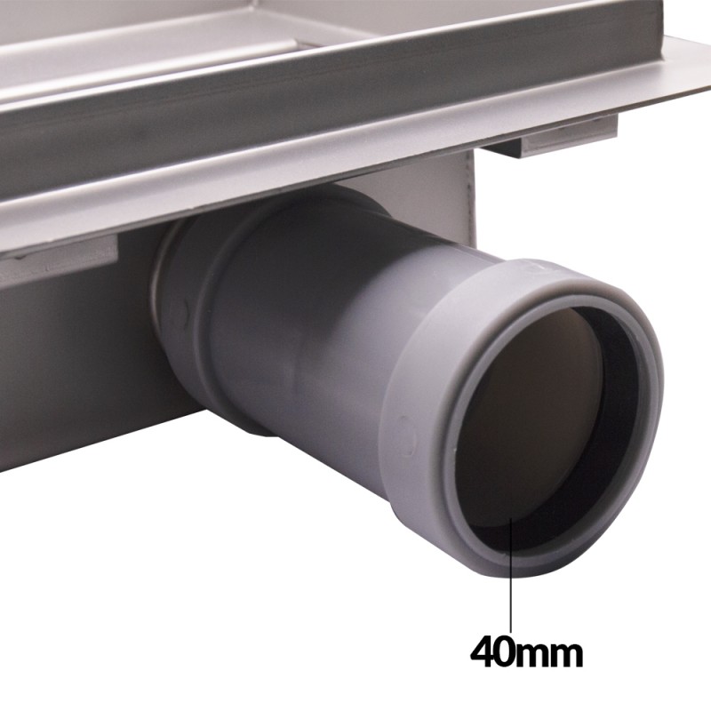 Stainless Steel "Rectangular" Wetroom Drainage System - 13 Sizes (300mm to 2000mm)