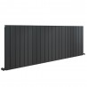 1624mm (w) x 600mm (h) Corwen Double Panel Anthracite Horizontal Aluminium Radiator