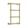 500mm (w) x 750mm (h) "Harley" Brushed Brass Traditional Towel Rail (Single Heat)