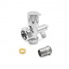 15mm Pipe Connection Chrome Drain Off Valve (Single) - Components