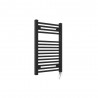 500mm (w) x 800mm (h)Electric "Atlas" Anthracite Heated Towel Rail (Single Heat)