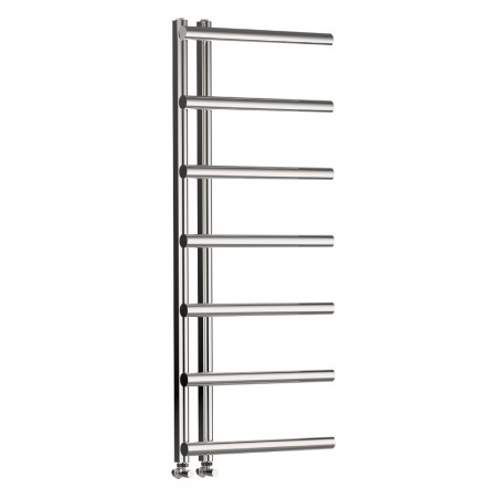 500mm (w) x 1200mm (h) "Mira" Chrome Designer Towel Rail
