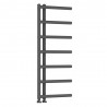 500mm (w) x 1200mm (h) "Mira" Anthracite Designer Towel Rail