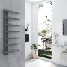 500mm (w) x 1200mm (h) "Mira" Anthracite Designer Towel Rail