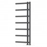 500mm (w) x 1200mm (h) "Mira" Anthracite Designer Towel Rail