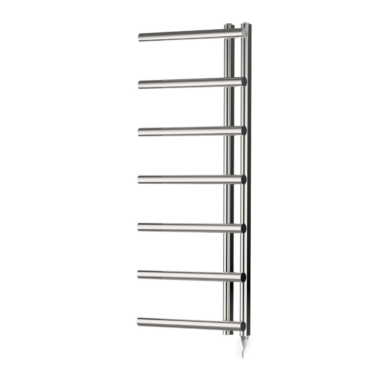 500mm (w) x 1200mm (h) Electric Mira Chrome Towel Rail (Single Heat Option)