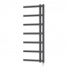 500mm (w) x 1200mm (h) Electric Mira Anthracite Towel Rail (Single Heat Option)