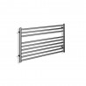 1000mm (w) x 600mm (h) Brushed Straight "Stainless Steel" Towel Rail