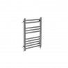 500mm (w) x 800mm (h) Electric Brushed Stainless Steel Towel Rail (Single Heat)