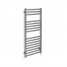 500mm (w) x 1200mm (h) Electric Brushed Stainless Steel Towel Rail (Single Heat)