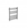 600mm (w) x 800mm (h) Electric Brushed Stainless Steel Towel Rail (Single Heat)