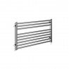 1000mm (w) x 600mm (h) Electric Brushed "Stainless Steel" Towel Rail (Single Heat)