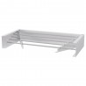 700mm Wall Mounted Foldable Laundry Airer - White