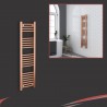 300mm (w) x 1200mm (h) Straight Brushed Copper Towel Rail