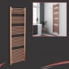 500mm (w) x 1600mm (h) Straight Brushed Copper Towel Rail