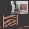 900mm (w) x 600mm (h) Straight Brushed Copper Towel Rail