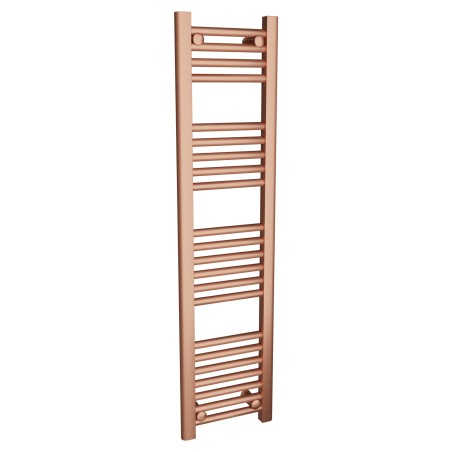 300mm x 1200mm Straight Brushed Copper Designer Heated Towel Rail