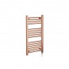 400mm (w)  x 800mm (h) "Straight Brushed Copper" Designer Towel Rail