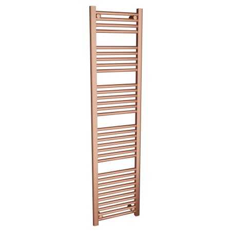 400mm x 1600mm Straight Brushed Copper Designer Heated Towel Rail