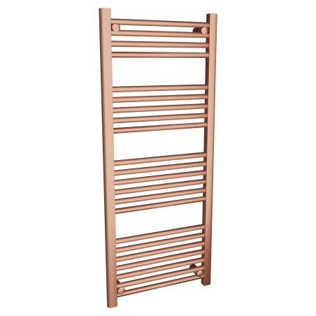 500mm x 1200mm  Straight Brushed Copper Designer Heated Towel Rail