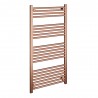 600mm (w)  x 1200mm (h) "Straight Brushed Copper" Designer Towel Rail