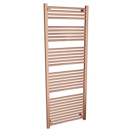 600m  x 1600mm  Straight Brushed Copper Designer Heated Towel Rail