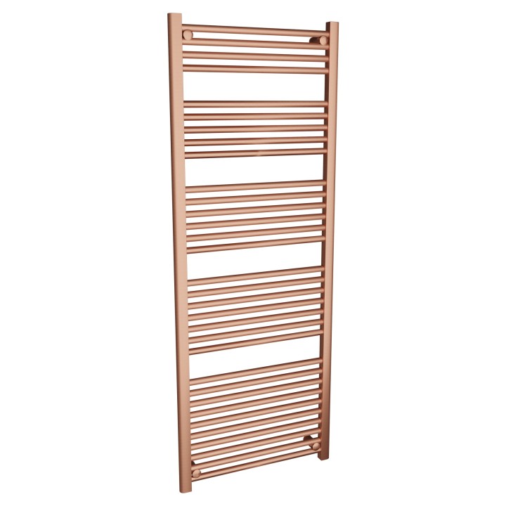 600m  x 1600mm  Straight Brushed Copper Designer Heated Towel Rail