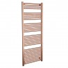 600mm (w)  x 1600mm (h) "Straight Brushed Copper" Designer Towel Rail