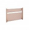 900mm (w)  x 600mm (h) "Straight Brushed Copper" Designer Towel Rail