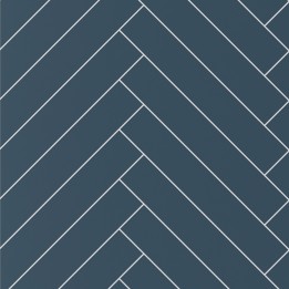 Nordic Blue Herringbone - Showerwall Panels - Swatch