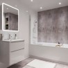 Cement Rectangular Tile Effect - Showerwall Panels - Insitu