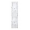 White Marble Square Tile Effect - Showerwall Panels - Full Panel